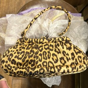 Animal print hand bag, Banana republic,  barely used, excellent condition.